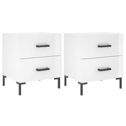 VidaXL 827313 nightstand/bedside table White