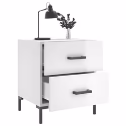 VidaXL 827313 nightstand/bedside table White