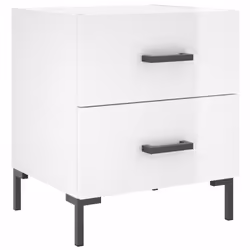VidaXL 827313 nightstand/bedside table White - Additional view 5
