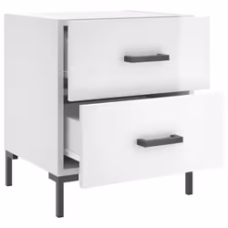 VidaXL 827313 nightstand/bedside table White - Additional view 8