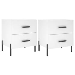 VidaXL 827325 nightstand/bedside table White