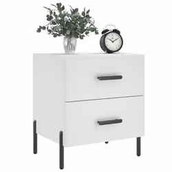 VidaXL 827325 nightstand/bedside table White