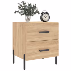 VidaXL 827330 nightstand/bedside table Oak - Additional view 3