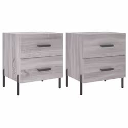 VidaXL 827337, Oak, Iron, Wood, 400 mm, 350 mm, 475 mm, 2 pc(s)