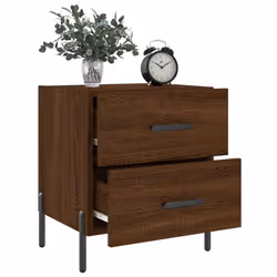 VidaXL 827339 nightstand/bedside table Oak - Additional view 4