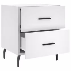 VidaXL 827341 nightstand/bedside table White - Additional view 6
