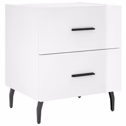 VidaXL 827345 nightstand/bedside table White - Additional view 5