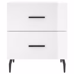 VidaXL 827345 nightstand/bedside table White - Additional view 6
