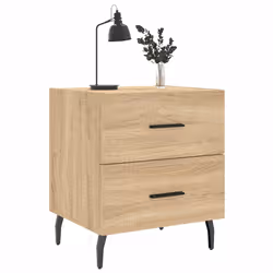 VidaXL 827346 nightstand/bedside table Oak - Additional view 3