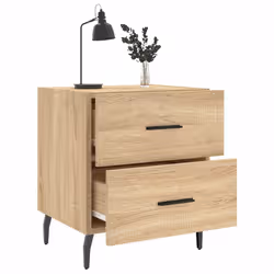 VidaXL 827346 nightstand/bedside table Oak - Additional view 4