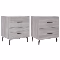 VidaXL 827353, Oak, Aluminium, Iron, Wood, 400 mm, 350 mm, 475 mm, 2 pc(s)