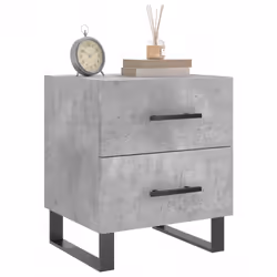 VidaXL 827365 nightstand/bedside table Concrete colour