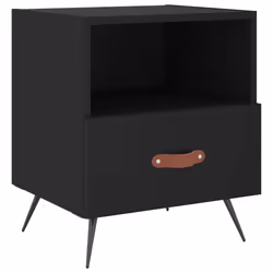VidaXL 827375 nightstand/bedside table Black - Additional view 5
