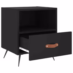 VidaXL 827375 nightstand/bedside table Black - Additional view 8