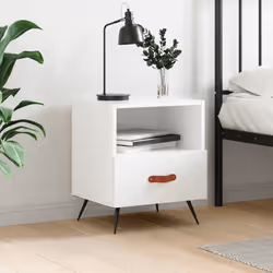 VidaXL 827377 nightstand/bedside table White