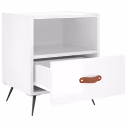 VidaXL 827377 nightstand/bedside table White