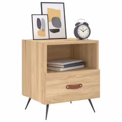 VidaXL 827379 nightstand/bedside table Oak - Additional view 3