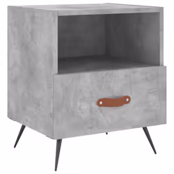 VidaXL 827381 nightstand/bedside table Concrete colour - Additional view 5