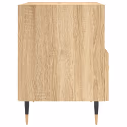 vidaXL Bedside Cabinets Side Table Nightstand 2 pcs Sonoma Oak Engineered Wood - sonoma oak, 2 pcs - Additional view 7