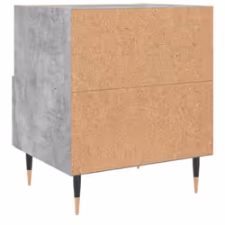 vidaXL Bedside Cabinets Side Table Nightstand 2 pcs Sonoma Oak Engineered Wood - concrete grey, 2 pcs - Additional view 8