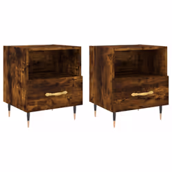 VidaXL 827399, Oak, Iron, Wood, 400 mm, 350 mm, 475 mm, 2 pc(s)