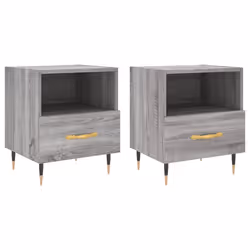 VidaXL 827401, Oak, Iron, Wood, 400 mm, 350 mm, 475 mm, 2 pc(s)