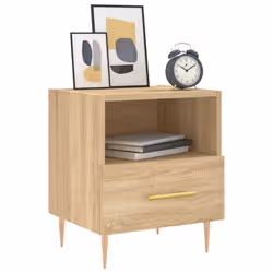 VidaXL 827411 nightstand/bedside table Oak - Additional view 3
