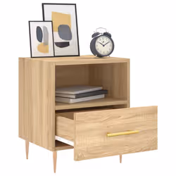 VidaXL 827411 nightstand/bedside table Oak - Additional view 4