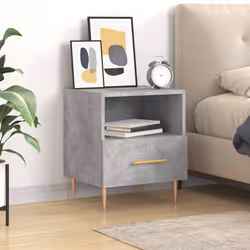 VidaXL 827412 nightstand/bedside table Concrete colour