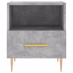 VidaXL 827412 nightstand/bedside table Concrete colour - Additional view 4