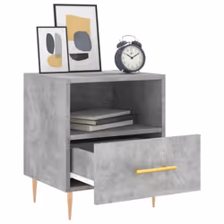 VidaXL 827412 nightstand/bedside table Concrete colour - Additional view 7
