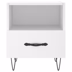 VidaXL 827421 nightstand/bedside table White - Additional view 4