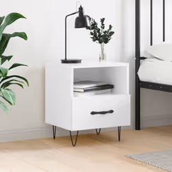 VidaXL 827424 nightstand/bedside table White
