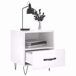 VidaXL 827425 nightstand/bedside table White