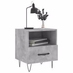 VidaXL 827429 nightstand/bedside table Concrete colour - Additional view 4