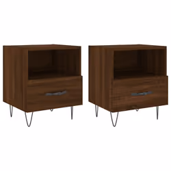 VidaXL 827435, Oak, Iron, Wood, 400 mm, 350 mm, 475 mm, 2 pc(s)
