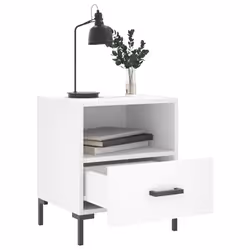 VidaXL 827437 nightstand/bedside table White