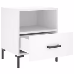 VidaXL 827437 nightstand/bedside table White - Additional view 4