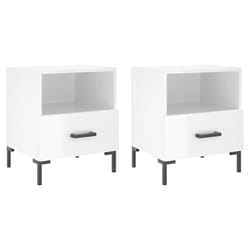 VidaXL 827441 nightstand/bedside table White