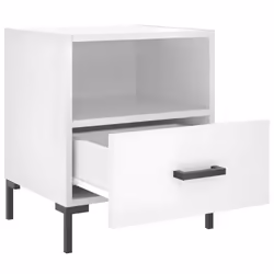 VidaXL 827441 nightstand/bedside table White - Additional view 5