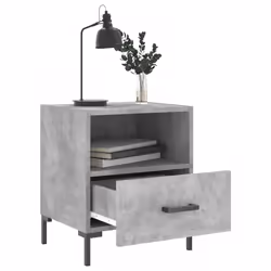 VidaXL 827445 nightstand/bedside table Concrete colour
