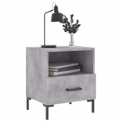 VidaXL 827445 nightstand/bedside table Concrete colour - Additional view 4