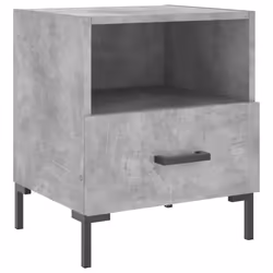 VidaXL 827445 nightstand/bedside table Concrete colour - Additional view 6