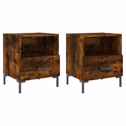VidaXL 827447, Oak, Iron, Wood, 400 mm, 350 mm, 475 mm, 2 pc(s)