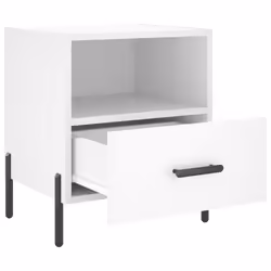 VidaXL 827453 nightstand/bedside table White - Additional view 5