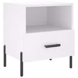 VidaXL 827453 nightstand/bedside table White - Additional view 6