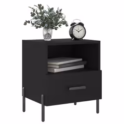 VidaXL 827455 nightstand/bedside table Black