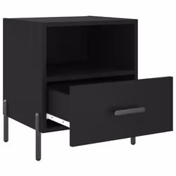 VidaXL 827455 nightstand/bedside table Black - Additional view 4
