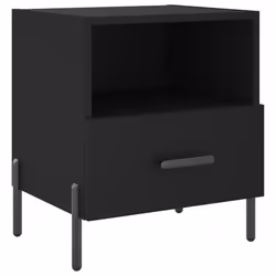 VidaXL 827455 nightstand/bedside table Black - Additional view 5