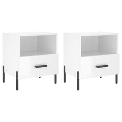 VidaXL 827457 nightstand/bedside table White